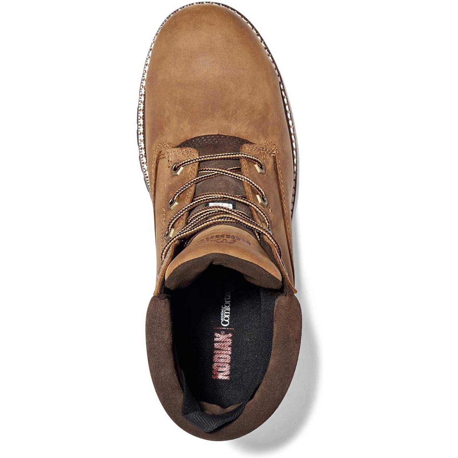 Kodiak Men's Mckinney 6" Composite Toe Waterproof Safety Work Boot -Brown- K4TFBN - Overlook Boots