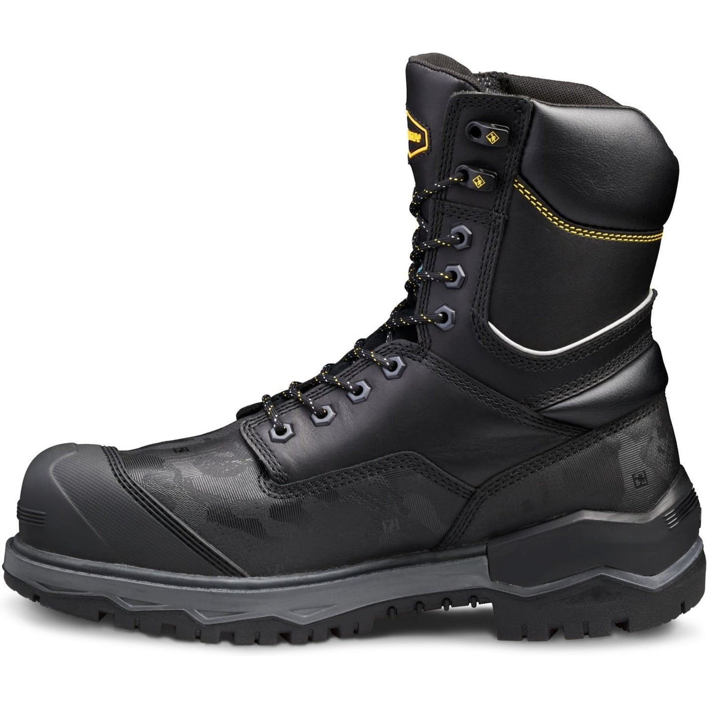 Terra Men's Gantry 8" Composite Toe Waterproof Safety Work Boot -Black- 4NRQBK - Overlook Boots