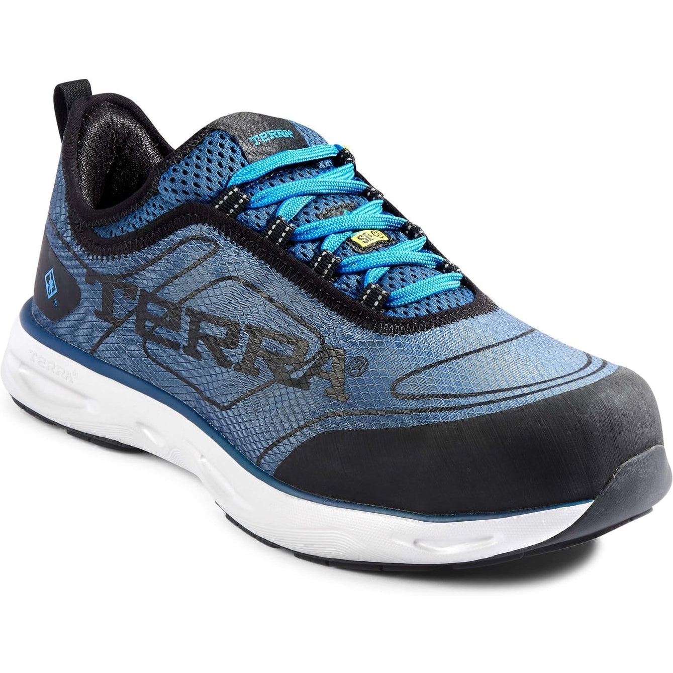 Terra Men's Lites Low Nano CT Athletic Safety Work Shoe -Blue- 4NS2BB 3.5 / Medium / Blue - Overlook Boots