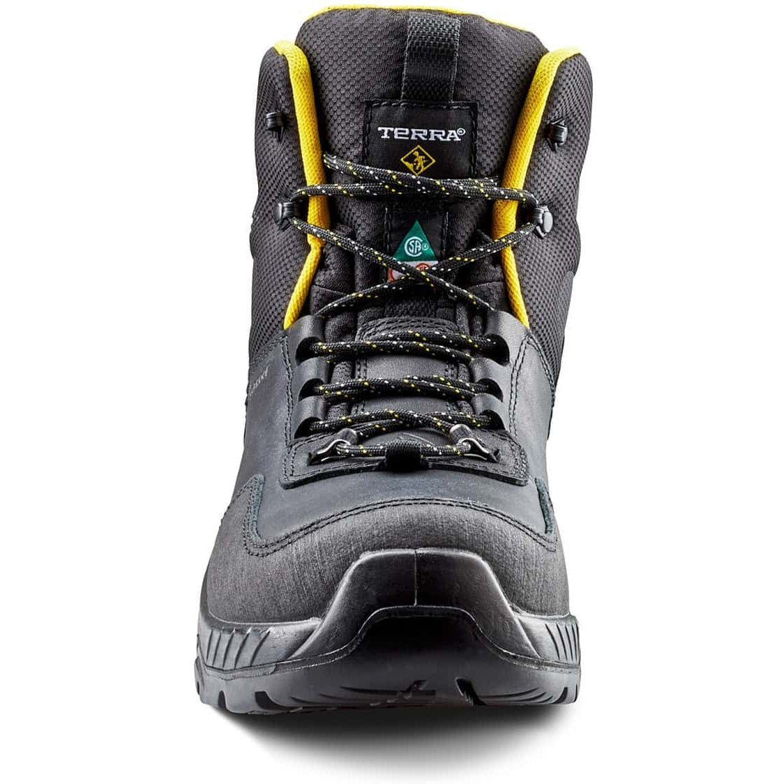 Terra Men's Conway 6" Comp Toe WP Safety Work Boot -Black- 4NS4BK  - Overlook Boots