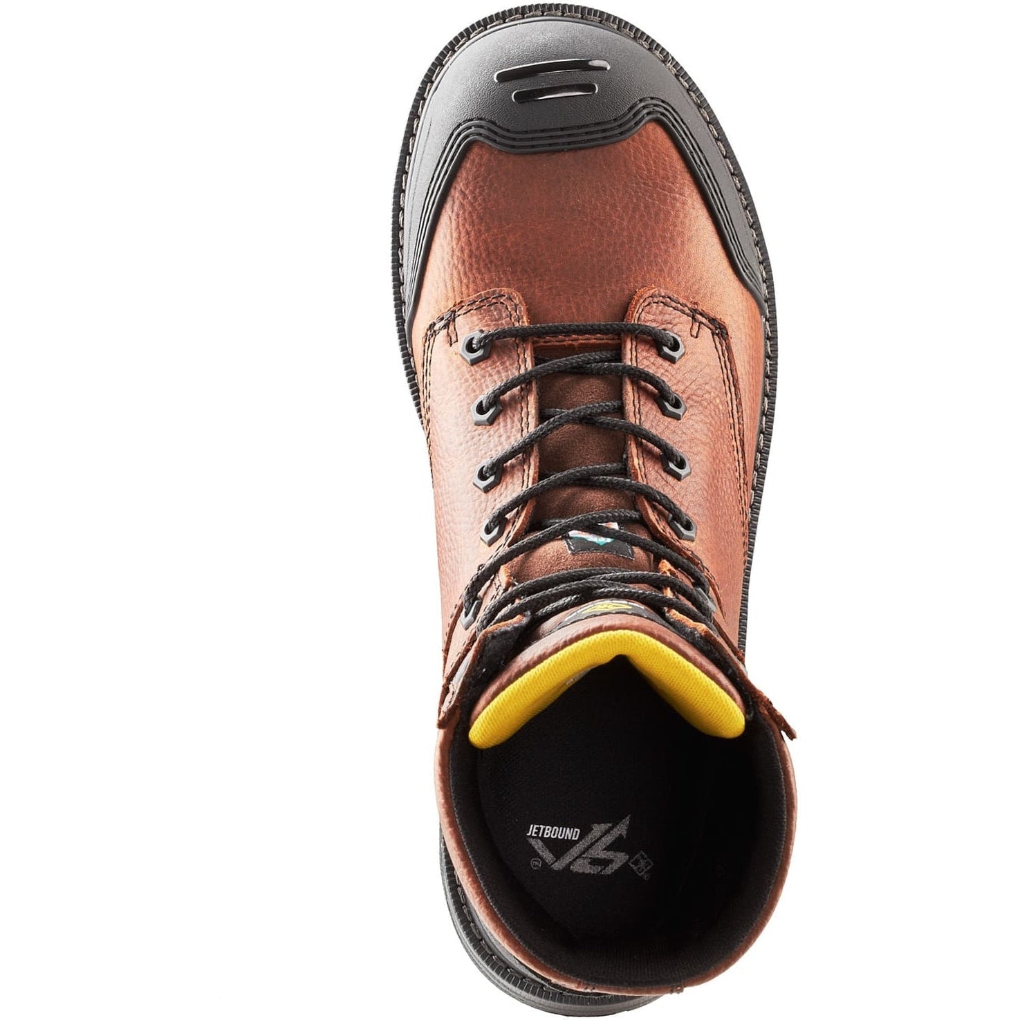 Terra Men's Patton 8" Alloy Toe Waterproof Safety Work Boot -Brown- 4NS5BN - Overlook Boots