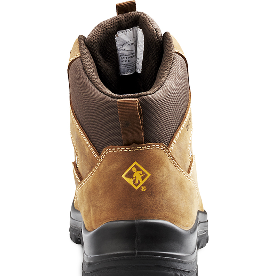 Terra Men's Findlay 6" Soft Toe WP Work Boot -Brown- 4NS7BN  - Overlook Boots