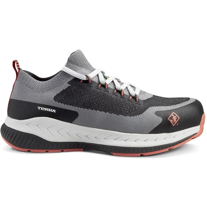 Terra Men's Eclipse Comp Toe Slip Resist Athletic Work Shoe -Black- 4T8MBR  - Overlook Boots