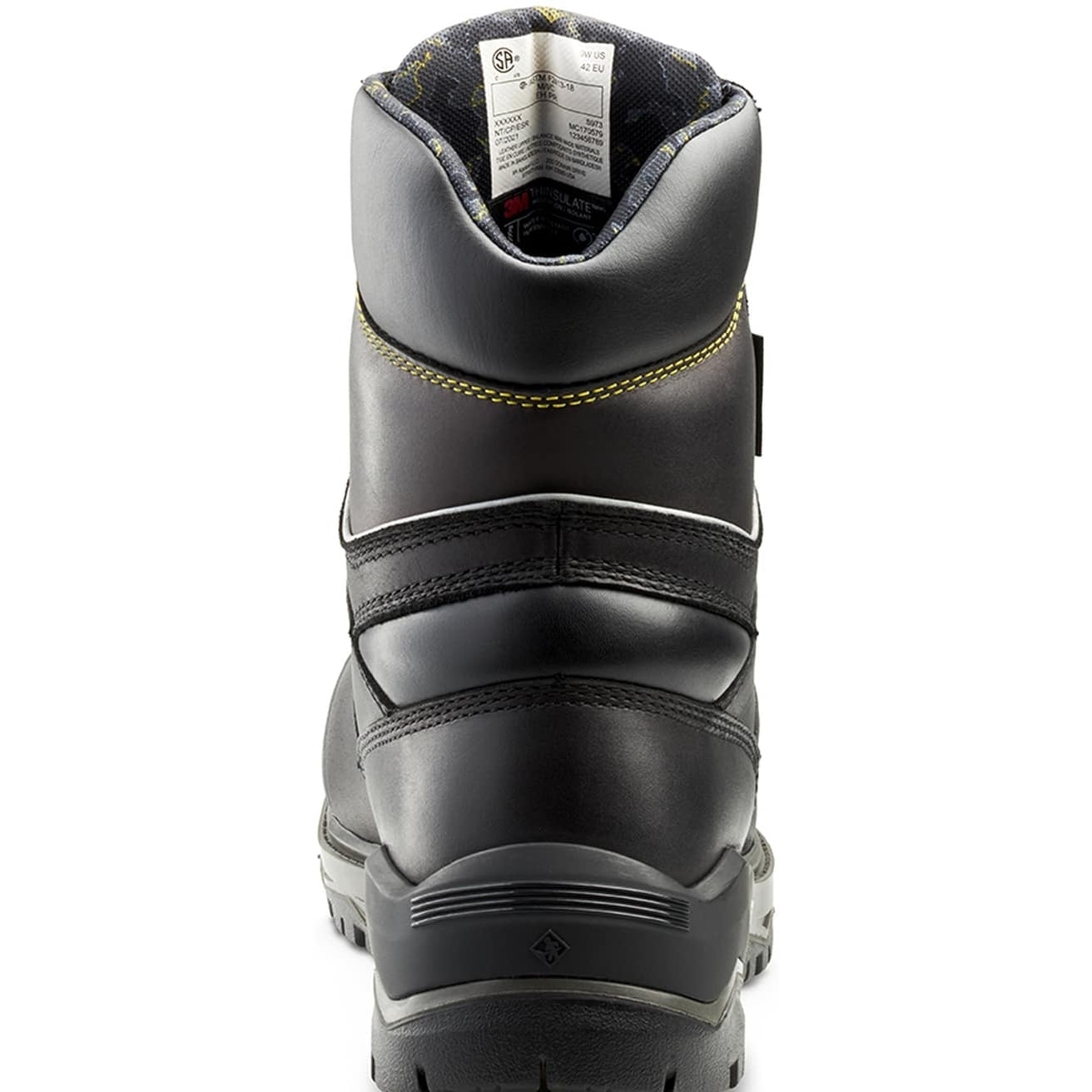 Terra Men's Gantry LXI 8" Nano Comp Toe WP Work Boot -Black- 4TAXBK  - Overlook Boots