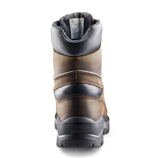Terra Men's Terra Gantry LXI 8" Composite Toe Waterproof 400G Safety Work Boot - Brown - 8398DB - Overlook Boots