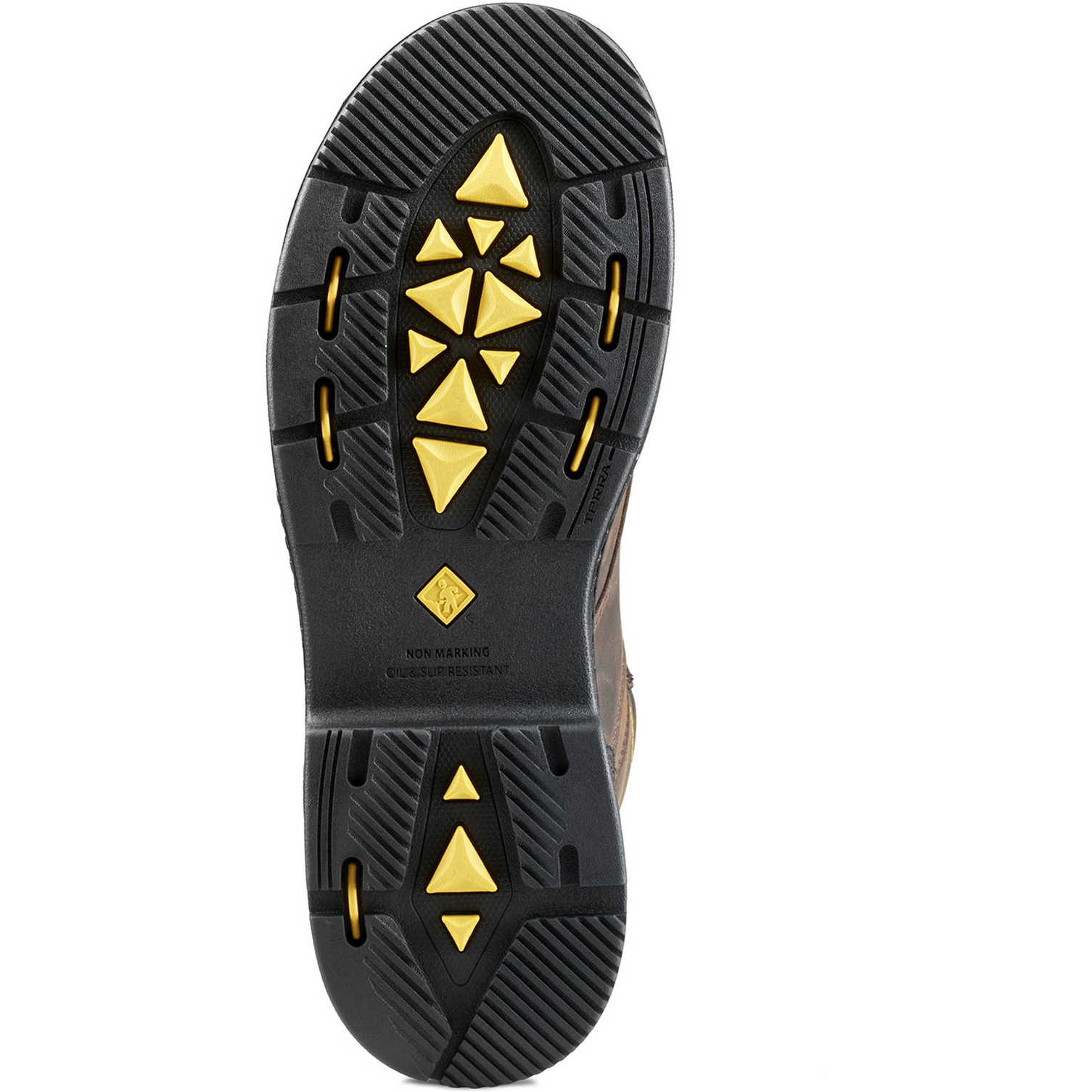 Terra Men's Patton 8" Alloy Toe Waterproof Met Guard Work Boot- Brown- 839KDB - Overlook Boots