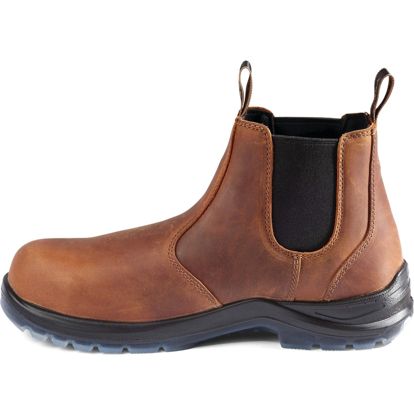 Terra Men's Murphy 6" Comp Toe Pull On WP Safety Work Boot -Brown- R4NRBN  - Overlook Boots