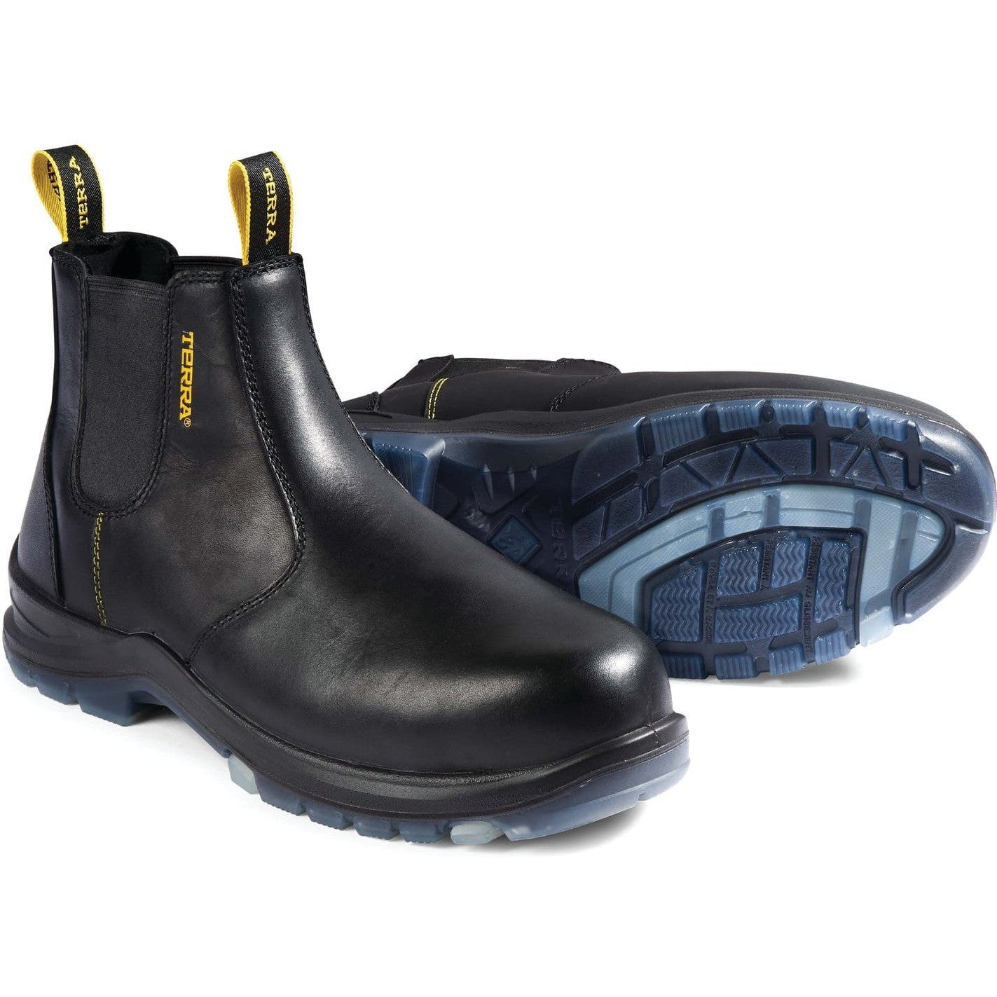 Terra Men's Murphy 6" Soft Toe WP Chelsea Work Boot -Black- R4NSBK  - Overlook Boots
