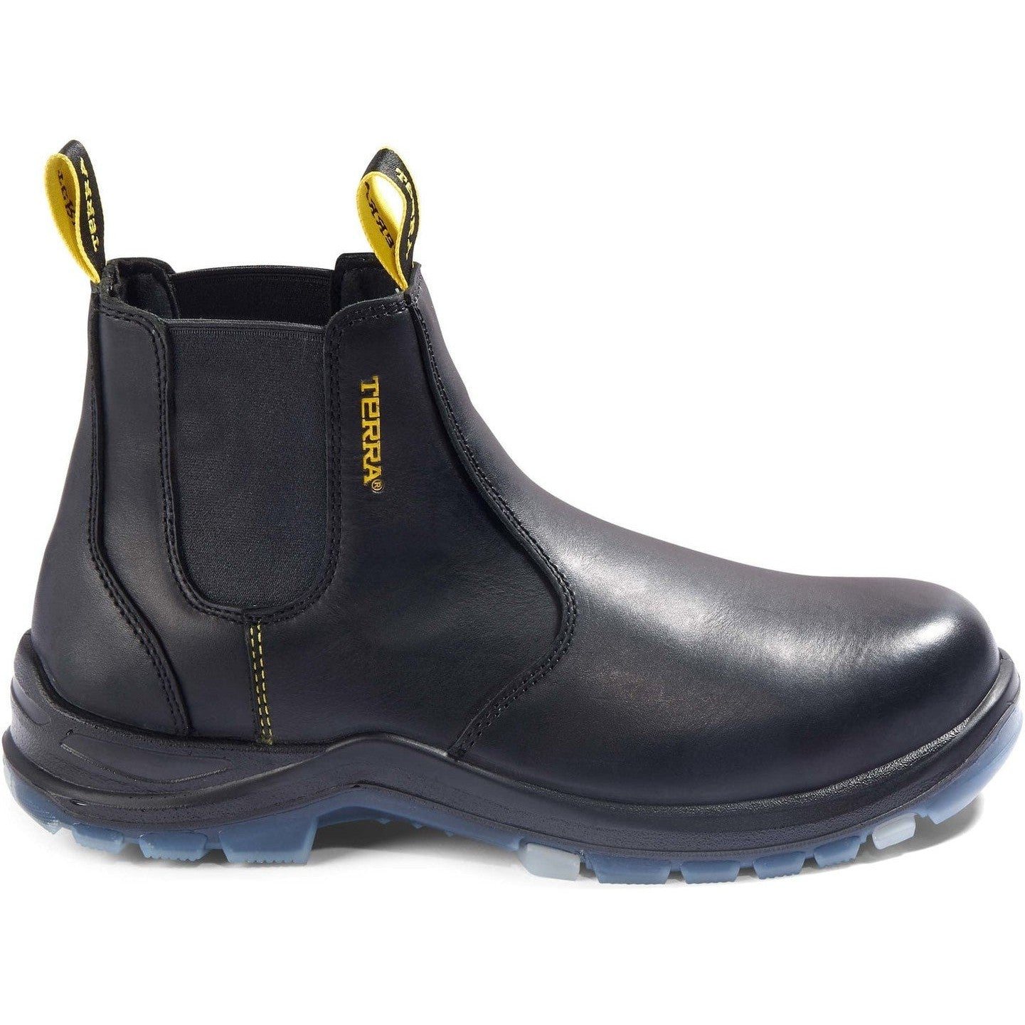 Terra Men's Murphy 6" Soft Toe WP Chelsea Work Boot -Black- R4NSBK 3 / Medium / Black - Overlook Boots