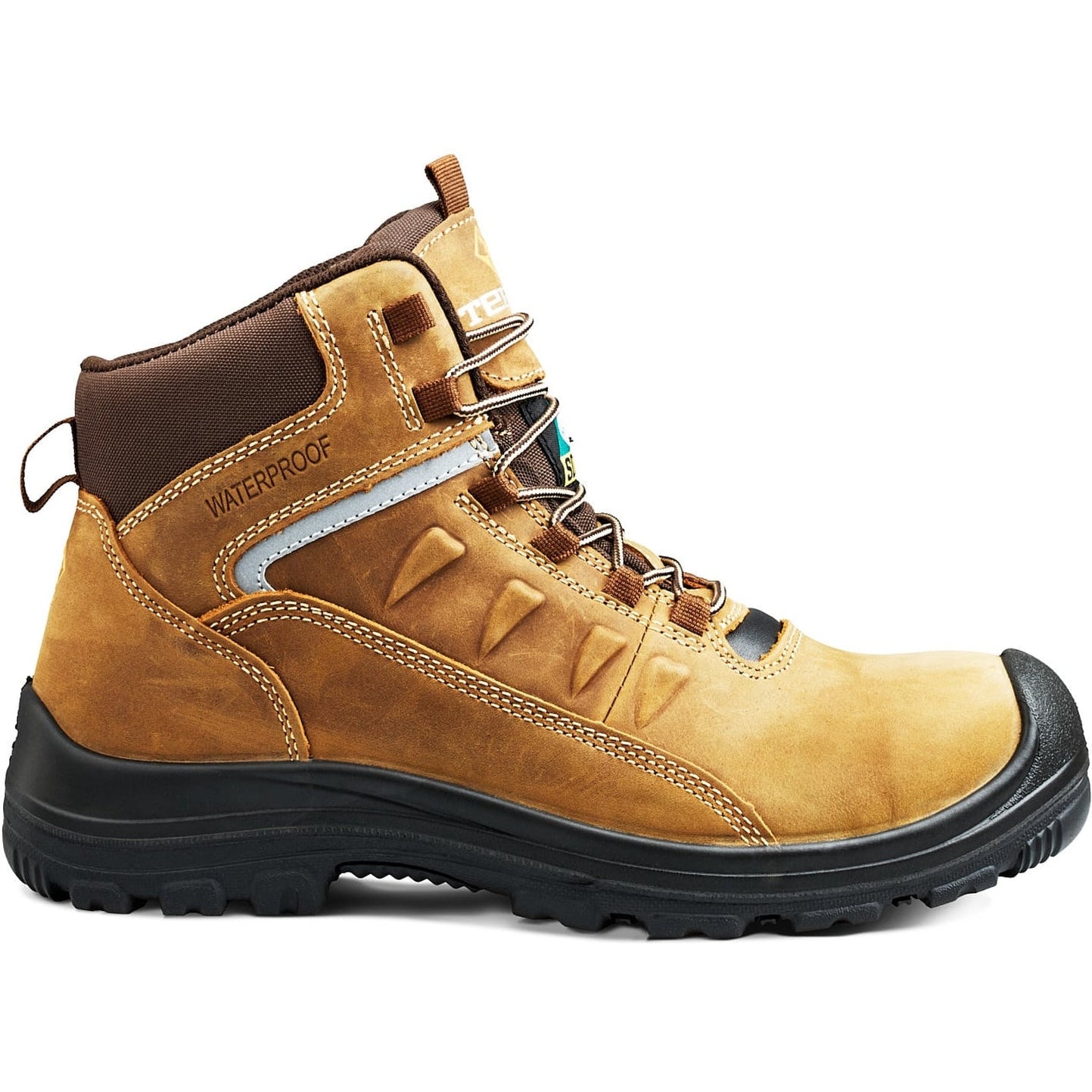 Terra Men's Findlay 6" Comp Toe WP Safety Work Boot -Brown- R5204B 7 / Medium / Brown - Overlook Boots