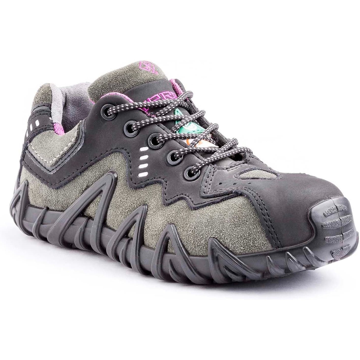 Terra Men's Spider Comp Toe WP Athletic Safety Work Shoe -Black- R6007B 6 / Medium / Black - Overlook Boots