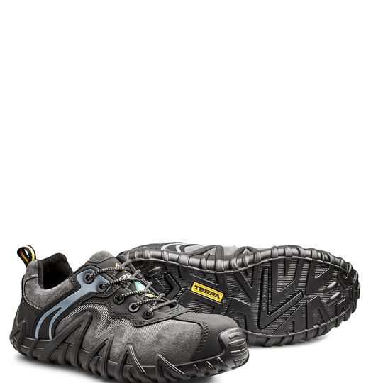 Terra Men's Venom Low Composite Toe Athletic Safety Work Shoe - Black - R8185B