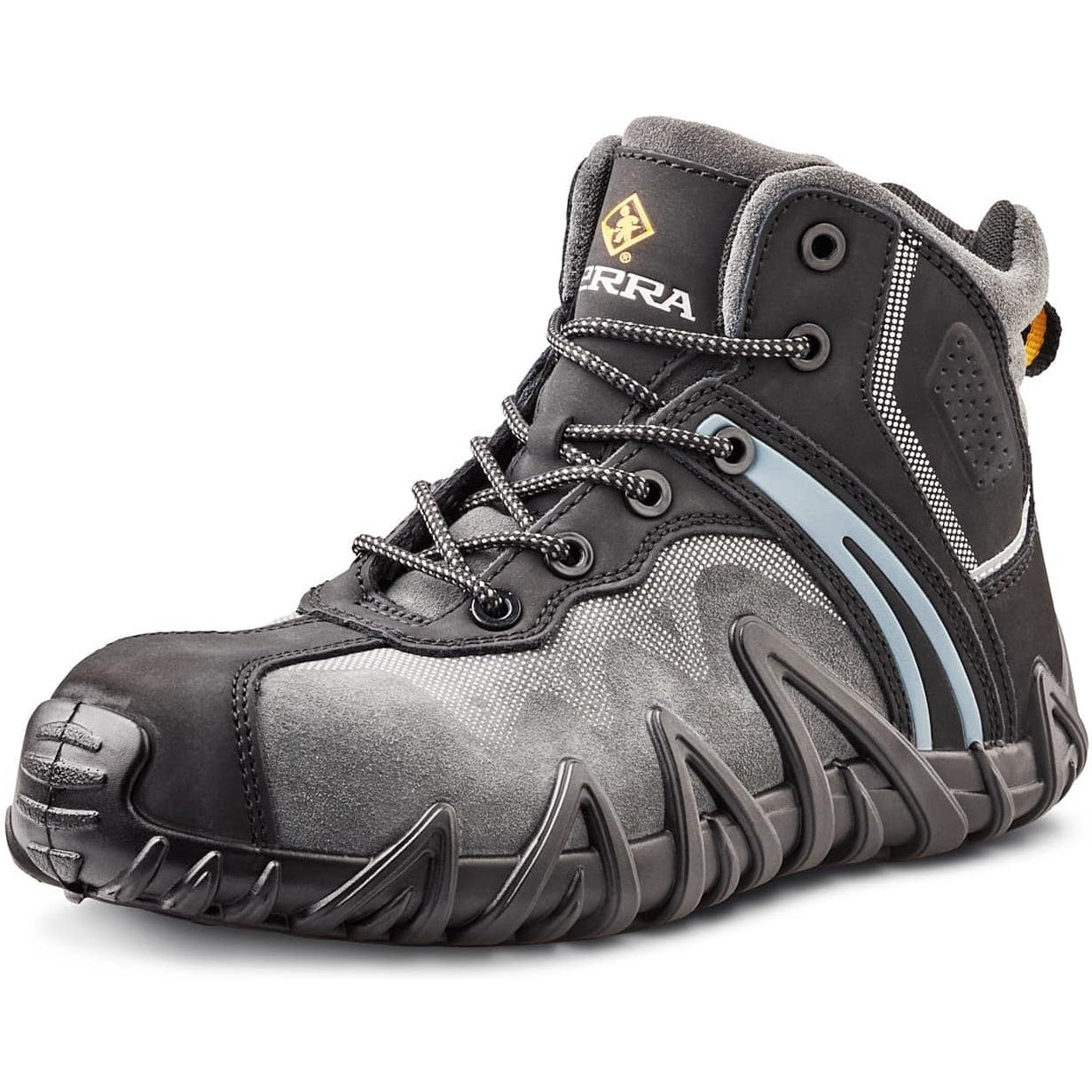 Terra Men's Venom Mid Composite Toe Waterproof Safety Work Shoe -Black- R8285B - Overlook Boots