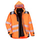 Portwest PW3 Hi-Vis 3-in-1 Jacket - Orange/Black - PW365 Small - Overlook Boots