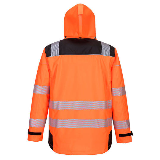 Portwest PW3 Hi-Vis 3-in-1 Jacket - Orange/Black - PW365 - Overlook Boots