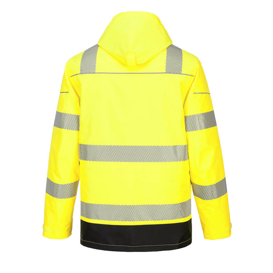 Portwest PW3 Hi-Vis 5-in-1 Jacket - Yellow/Black - PW367 - Overlook Boots