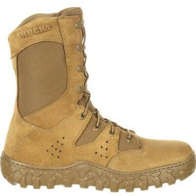 Rocky Men's S2V Predator 8" Soft Toe Tactical Military Boot- Brown- RKC072 4.0 / Medium / Brown - Overlook Boots