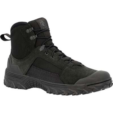 Rocky Men's Mountain Combat 6" Soft Toe Military Boot - Black - RKC162 3.0 / Medium / Black - Overlook Boots