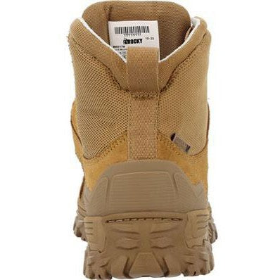 Rocky Men's Mountain Combat 6" Soft Toe Waterproof Military Boot - Brown - RKC178 - Overlook Boots