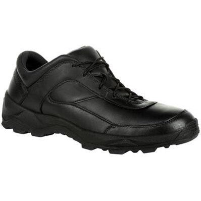 Rocky Men's Priority 3" Soft Toe Made in USA Duty Shoe- Black- RKD0042 6.0 / Medium / Black - Overlook Boots