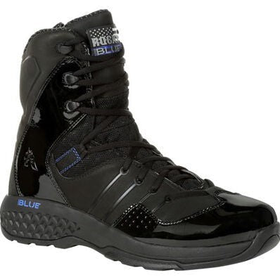 Rocky Men's Code Blue 8" Soft Toe Public Service Shoe -Black- RKD0084 8.0 / Medium / Black - Overlook Boots