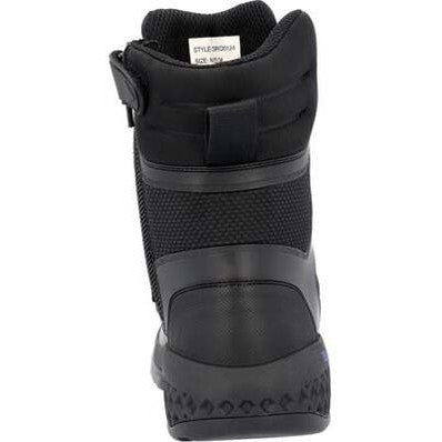 Rocky Men's Code Blue 8" Soft Toe Slip Resistant Service Boot - Black - RKD0124 - Overlook Boots