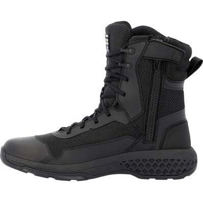 Rocky Men's Code Blue 8" Soft Toe Slip Resistant Service Boot - Black - RKD0124 - Overlook Boots