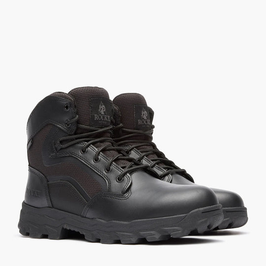 Rocky Alpha Force Lite Men's 6" Waterproof Duty Boot - Black - RKD0141 - Overlook Boots