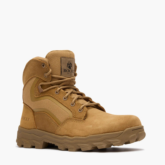 Rocky Alpha Force Lite Men's 6" Duty Boot - Coyote - RKD0142 - Overlook Boots