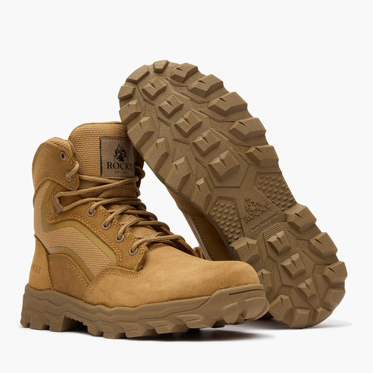 Rocky Alpha Force Lite Men's 6" Duty Boot - Coyote - RKD0142 - Overlook Boots