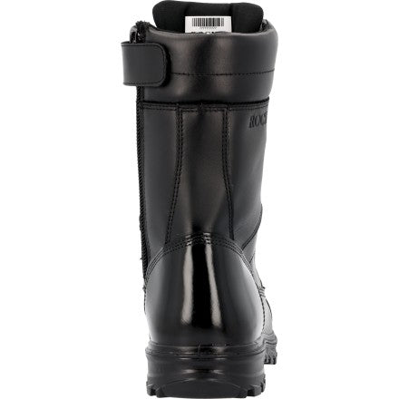 Rocky Men's Jump Boot 10" Side Zip Duty Boot - Black - RKD0150