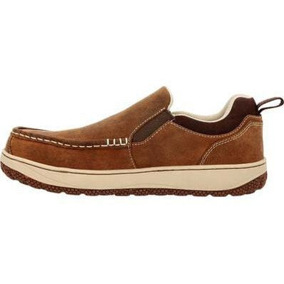 Rocky Men's Dry Strike Srx 3" Composite Toe Slip Resistant Work Shoe -Brown- RKK0464 - Overlook Boots