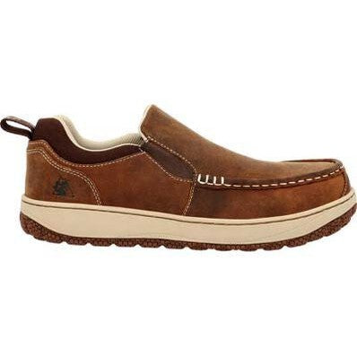 Rocky Men's Dry Strike Srx 3" Composite Toe Slip Resistant Work Shoe -Brown- RKK0464 - Overlook Boots