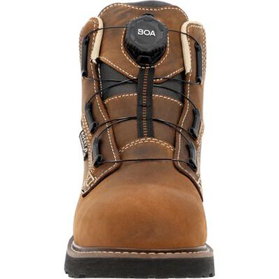 Rocky Men's Grindstone XTR BOA 6" Composite Toe Waterproof Work Boot - Horse - RKK0494 - Overlook Boots