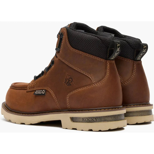 Rocky Men's Grindstone XTR 6” Waterproof BOA Work Boot - Brown - RKK0521 - Overlook Boots