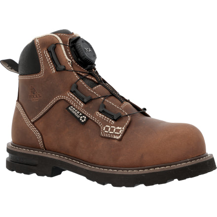 Rocky Women's Grindstone XTR BOA Composite Toe Work Boot (RKK0523) 6 / Medium / Brown - Overlook Boots