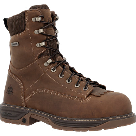 Rocky Men's Ironclad Legend 8" Composite Toe Waterproof Work Boot - Brown - RKK0528