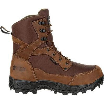 Rocky Men's Ridgetop 8" Soft Toe Waterproof 600G Ins Outdoor Boot- Brown- RKS0384 - Overlook Boots