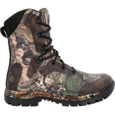 Rocky Men's Lynx 8" WP 1000G Outdoor Hunt Boot -Mossy- RKS0627 8 / Medium / Mossy Oak - Overlook Boots
