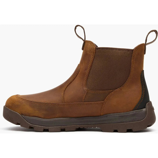 Rocky Men's Backlands 6" Waterproof Outdoor Chelsea Work Boot- Brown- RKS0721 - Overlook Boots