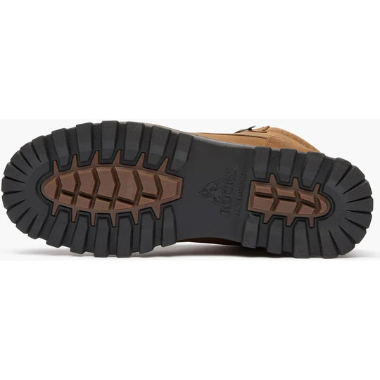 Rocky Men's Outback Lte 6" Slip Resist Outdoor Work Boot- Brown- RKS0724 - Overlook Boots
