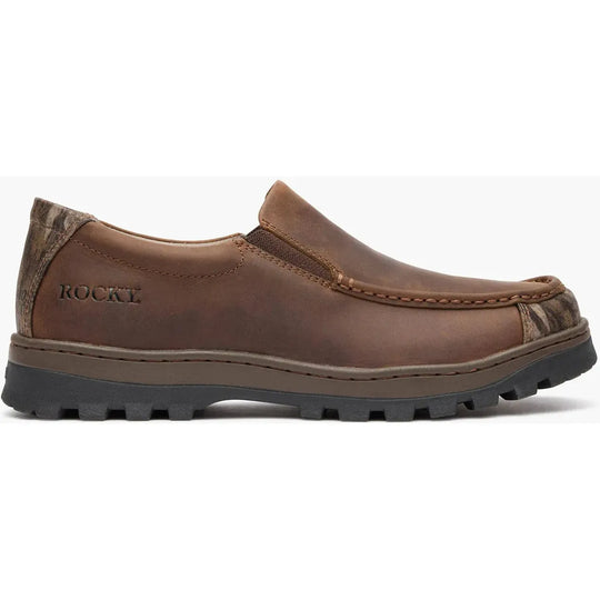 Rocky Men's Outback Lte 3" Slip Resistant Oxford Work Boot - Brown - RKS0725 - Overlook Boots