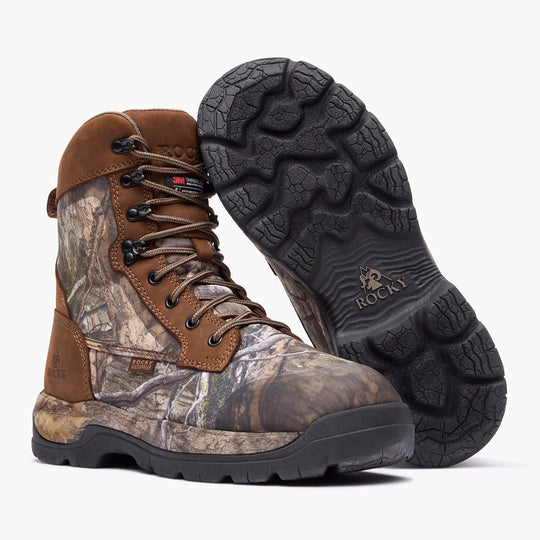 Rocky Men's Big Cypress 8" 800G Insulated Outdoor Hunt Boot - Mossy Oak - RKS0737 - Overlook Boots