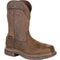 Rocky Men's TPU Heel 11" Square Toe Waterproof Met Guard Western Boot -Brown- RKW0288 8.0 / Medium / Brown - Overlook Boots