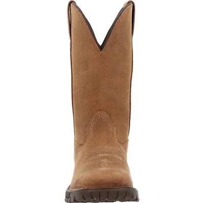 Rocky Women's Legacy 11" Square Toe Waterproof Western Work Boot -Brown- RKW0416 - Overlook Boots