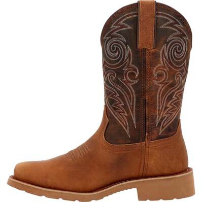 Rocky Men's Monocrepe 12" Steel Toe Waterproof Western Boot -Tobacco- RKW0431 - Overlook Boots
