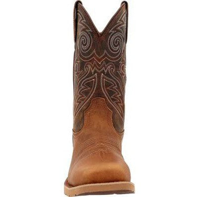 Rocky Men's Monocrepe 12" Square Toe Waterproof Western Boot -Brown- RKW0438 - Overlook Boots