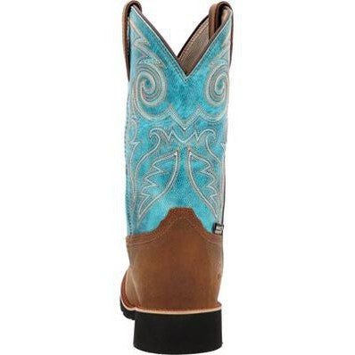 Rocky Men's Monocrepe 12" Square Toe Waterproof Western Classic - Brown- RKW0441 - Overlook Boots