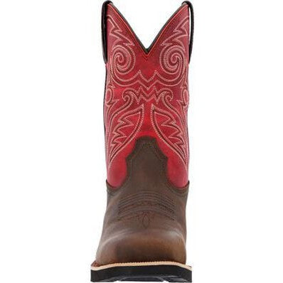 Rocky Women's Monocrepe 11" Square Toe Waterproof Western Work Boot -Magenta- RKW0455 - Overlook Boots
