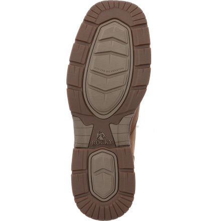 Rocky Men's Ride LTE 5.5" Waterproof Alloy Toe Western Work Boot - Brown - RKW0478